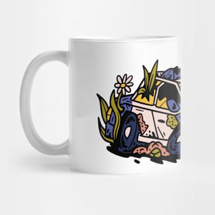 Abandoned Cop Car P R t shirt Mug